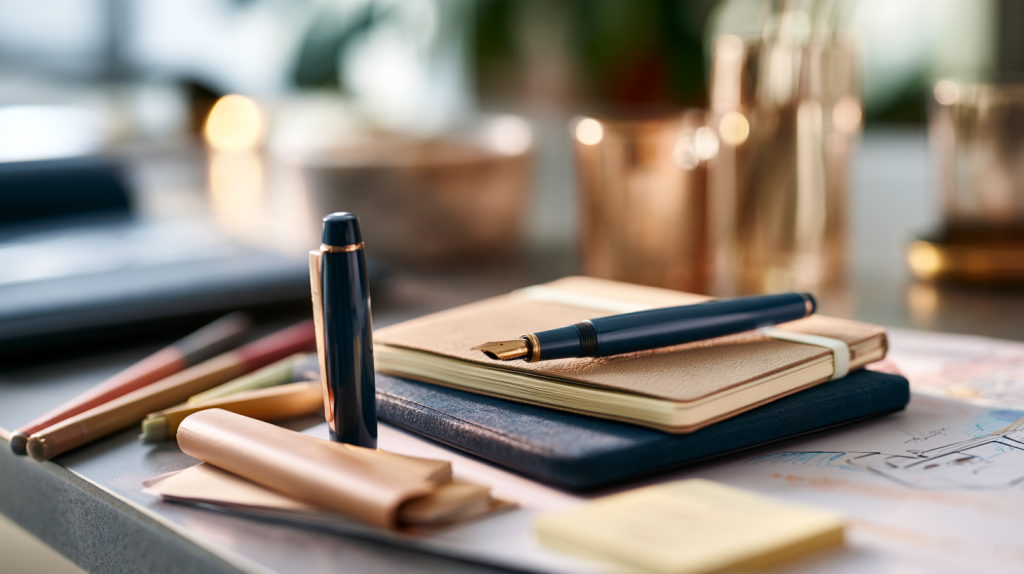Marta Imagine Elegant Flat Lay Of Premium Stationery On A De 12191b1d Bd6b 402c 8384 24d24b45e37b 1 1024x574